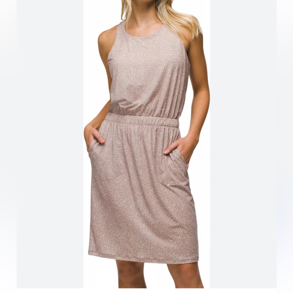 PrAna Sleeveless Relaxed Fit Kamen Dress Size L Built In
